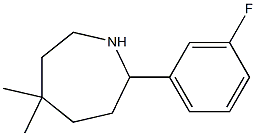 5,5-DIMETHYL-2-(3-FLUOROPHENYL)AZEPANE 구조식 이미지