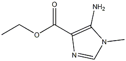 5-AMINO-1-METHYL-1H-IMIDAZOLE-4-CARBOXYLIC ACID ETHYL ESTER 구조식 이미지