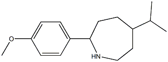 5-ISOPROPYL-2-(4-METHOXYPHENYL)AZEPANE Structure