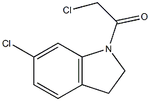 6-CHLORO-1-(CHLOROACETYL)INDOLINE Structure