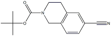 6-CYANO-3,4-DIHYDRO-1H-ISOQUINOLINE-2-CARBOXYLIC ACID TERT-BUTYL ESTER 구조식 이미지