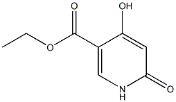 ETHYL 4-HYDROXY-6-OXO-1,6-DIHYDROPYRIDINE-3-CARBOXYLATE Structure