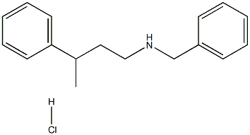 N-BENZYL-3-PHENYLBUTAN-1-AMINE HYDROCHLORIDE Structure