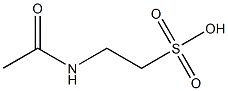 N-Acetyl L-Taurine 구조식 이미지