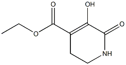 ethyl 5-hydroxy-6-oxo-1,2,3,6-tetrahydro-4-pyridinecarboxylate Structure