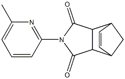 4-(6-methyl-2-pyridyl)-4-azatricyclo[5.2.1.0~2,6~]dec-8-ene-3,5-dione Structure