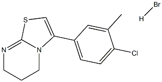 3-(4-chloro-3-methylphenyl)-6,7-dihydro-5H-pyrimido[2,1-b][1,3]thiazole hydrobromide Structure