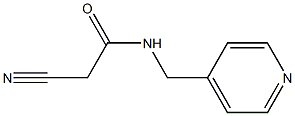 N1-(4-pyridylmethyl)-2-cyanoacetamide Structure