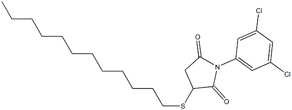 1-(3,5-dichlorophenyl)-3-(dodecylsulfanyl)dihydro-1H-pyrrole-2,5-dione Structure