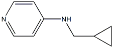 N-(cyclopropylmethyl)-4-pyridinamine 구조식 이미지