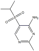 4-Amino-5-isopropylsulphonyl-2-methylpyrimidine 구조식 이미지