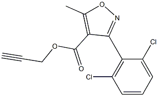 prop-2-ynyl 3-(2,6-dichlorophenyl)-5-methylisoxazole-4-carboxylate Structure