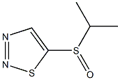 5-(isopropylsulfinyl)-1,2,3-thiadiazole 구조식 이미지