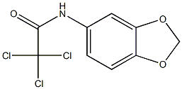N-1,3-benzodioxol-5-yl-2,2,2-trichloroacetamide Structure