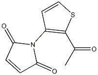 1-(2-acetyl-3-thienyl)-2,5-dihydro-1H-pyrrole-2,5-dione 구조식 이미지