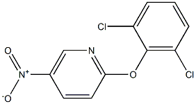 2-(2,6-dichlorophenoxy)-5-nitropyridine Structure