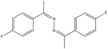 1,2-di[1-(4-fluorophenyl)ethylidene]hydrazine 구조식 이미지