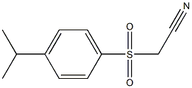 2-[(4-isopropylphenyl)sulfonyl]acetonitrile 구조식 이미지