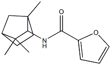 N2-(1,3,3-trimethylbicyclo[2.2.1]hept-2-yl)-2-furamide 구조식 이미지