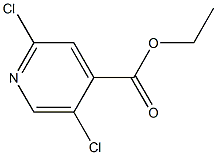 ethyl 2,5-dichloroisonicotinate 구조식 이미지