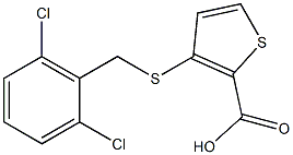 3-[(2,6-dichlorobenzyl)sulfanyl]-2-thiophenecarboxylic acid Structure