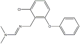 N'-(2-chloro-6-phenoxybenzyl)-N,N-dimethyliminoformamide Structure