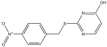 2-[(4-nitrobenzyl)thio]pyrimidin-4-ol Structure