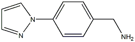 1-[4-(1H-pyrazol-1-yl)phenyl]methanamine Structure