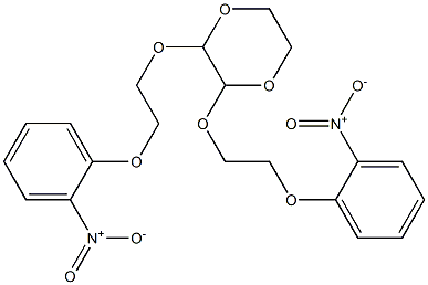 2,3-di[2-(2-nitrophenoxy)ethoxy]-1,4-dioxane 구조식 이미지