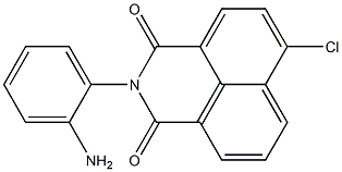 2-(2-aminophenyl)-6-chloro-2,3-dihydro-1H-benzo[de]isoquinoline-1,3-dione 구조식 이미지