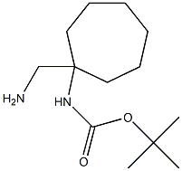 tert-butyl 1-(aminomethyl)cycloheptylcarbamate 구조식 이미지