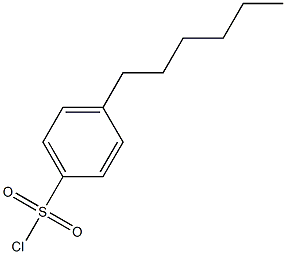 4-Hexylbenzenesulphonyl chloride 구조식 이미지