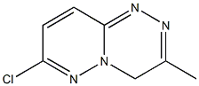 7-chloro-3-methyl-4H-pyridazino[6,1-c][1,2,4]triazine 구조식 이미지