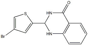 2-(4-bromo-2-thienyl)-1,2,3,4-tetrahydroquinazolin-4-one 구조식 이미지