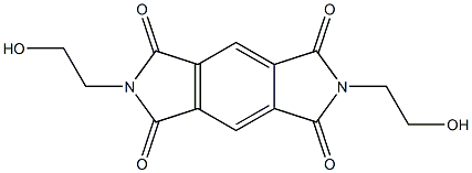 2,6-di(2-hydroxyethyl)-1,2,3,5,6,7-hexahydropyrrolo[3,4-f]isoindole-1,3,5,7-tetraone 구조식 이미지