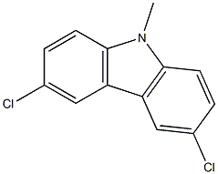3,6-dichloro-9-methyl-9H-carbazole Structure