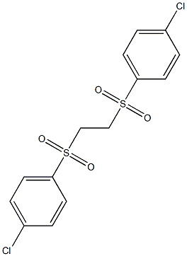 1-chloro-4-({2-[(4-chlorophenyl)sulfonyl]ethyl}sulfonyl)benzene 구조식 이미지