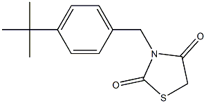 3-[4-(tert-butyl)benzyl]-1,3-thiazolane-2,4-dione Structure