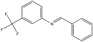 N1-benzylidene-3-(trifluoromethyl)aniline 구조식 이미지