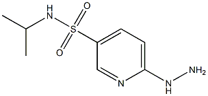 6-hydrazino-N-isopropylpyridine-3-sulfonamide Structure