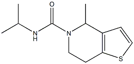 N5-isopropyl-4-methyl-4,5,6,7-tetrahydrothieno[3,2-c]pyridine-5-carboxamide Structure