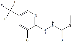 methyl 2-[3-chloro-5-(trifluoromethyl)-2-pyridinyl]-1-hydrazinecarbodithioate Structure