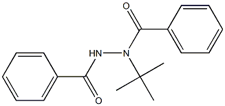 N'-benzoyl-N-(tert-butyl)benzenecarbohydrazide Structure