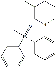 (3-methylpiperidino)methyl(diphenyl)phosphine oxide 구조식 이미지