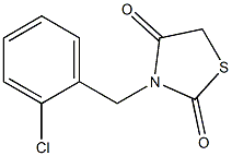 3-(2-chlorobenzyl)-1,3-thiazolane-2,4-dione 구조식 이미지