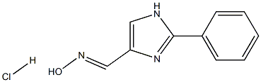 2-phenyl-1H-4-imidazolecarbaldehyde oxime hydrochloride 구조식 이미지