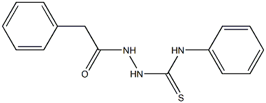 N1-phenyl-2-(2-phenylacetyl)hydrazine-1-carbothioamide Structure