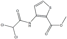 methyl 3-[(2,2-dichloroacetyl)amino]thiophene-2-carboxylate Structure