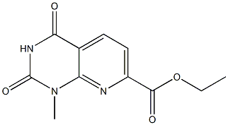 ethyl 1-methyl-2,4-dioxo-1,2,3,4-tetrahydropyrido[2,3-d]pyrimidine-7-carboxylate Structure