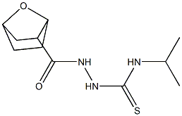 N1-isopropyl-2-(7-oxabicyclo[2.2.1]hept-2-ylcarbonyl)hydrazine-1-carbothioamide Structure
